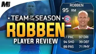 FIFA 15 TOTS ROBBEN REVIEW (95) FIFA 15 Ultimate Team Player Review + In Game Stats