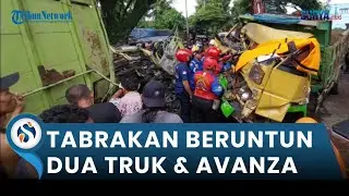 Kecelakaan Beruntun di Jalur Banyuwangi-Jember Libatkan 2 Truk & 1 Mobil, Ada Penumpang Terjepit