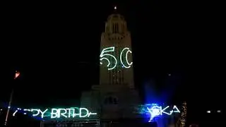 Nebraska 150 year Celebration - Laser Light Show part 3 - Cornhusker Strong - Heidi Merrill