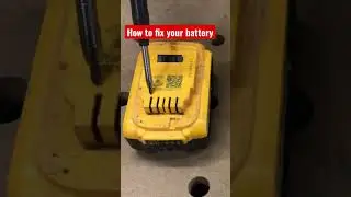 Как починить аккумулятор DeWalt #аккумулятор #сделайсам #инструменты #инструментыдляремонта