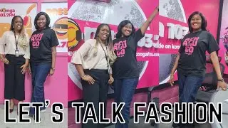 FASHION EXHAUSTION, BUILDING CONFIDENCE, & A LITTLE HISTORY: That time, I spoke to Konga103.7fm