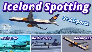 Iceland Planespotting - Stunning Spotting From 3 Airports, Keflavik, Reykjavik & Ísafjörður - 4K