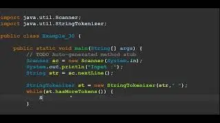 How to print each word in new line in Java? | StringTokenizer