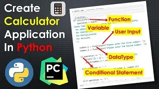 Create Calculator Application Program using Python in Pycharm | Step by Step Tutorial