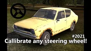 How to calibrate any steering wheel in My summer car