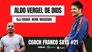 Aldo Vergel de Dios with Coach Franco Says