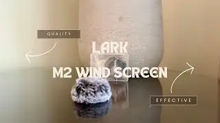 Hollyland Lark M2 Windscreen | Deadcat Furry Mic Cover Pop Filter (2-Pack)