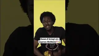 Kwam.E kriegt ein eigenes McMen&uuml;⁉️😱 |#shorts