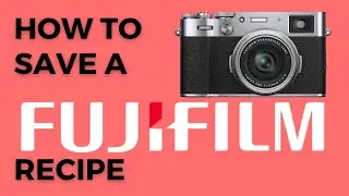 Как настроить рецепт пленки на камере Fujifilm