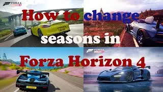 How super easy change seasons in Forza Horizon 4
