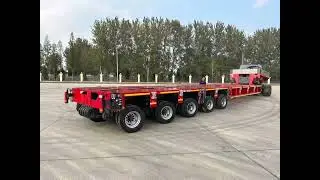 Heavy-Lift Transport Solution Goldhofer-Style Modular Trailers with Hydraulic Line Axle Systems
