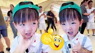 2岁宝宝第一视角买小蛋糕 ，送姐姐每人一张彩票，没想到真中奖啦#人类幼崽 #童言童语 #奶声奶气 #把社恐宝宝培养成小话痨