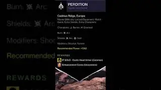 Destiny 2 Daily Reset : Oct 29, 2021: The 25th Hour Lost Sector Report