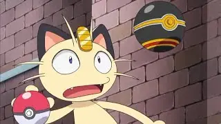 Pikachu Almost Caught Meowth Funny Moment 😁 [Hindi] |Pok&eacute;mon XY Kalos Quest Season 18|