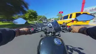 Rodando por Carretera Nacional y San Pedro Garza Garcia | Italika TC300 Solo sonido de motor [4k]