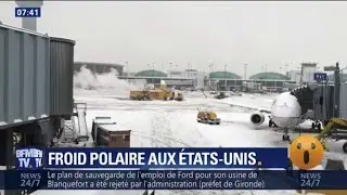 Jusqu'&agrave; -48&deg;C ressentis... Un froid polaire s&eacute;vit au nord des &Eacute;tats-Unis