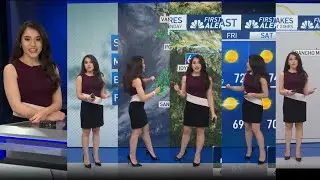 Stephanie Olmo with the First Alert Forecast for NBC4 Los Angeles (February 15, 2025)