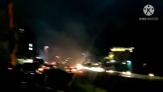 MOBIL AVANZA TERBAKAR DISIMPANG GELAEL BNI SEI PANAS