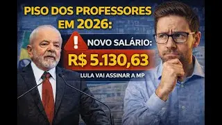 PISO DOS PROFESSORES SOBE 5,4%: Veja Quanto Vai Ficar o Sal&aacute;rio em 2026