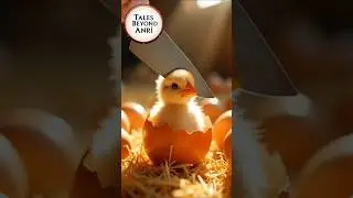 Poor Chick |Made with pika art and mid journey #pikaart #funny #chicken #shorts