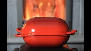 Enameled Cast Iron Bread Pan with Lid | Crucible Cookware