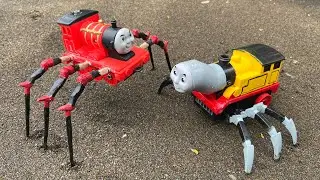 merakit thomas eater, thomas train monster dan thomas haloween