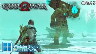 Winlator Ludashi v2.8 - Геймплей God Of War 4 | Часть 5 | Спасибо @RyuHK2nd