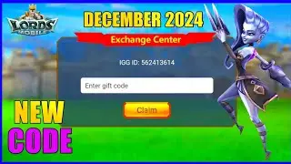 Lords mobile New Redeem Code|HAPPY 2025LM| New Redemption Code December 2024 DREAM GAMER