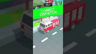 911 Emergency Dispatcher game - Send the HELP needed NOW! Gameplay Day 2 Andriod/IOS  #short #Short