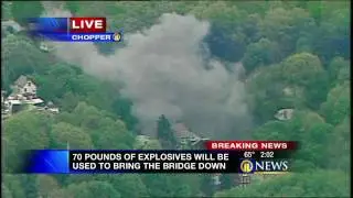 Davis Ave Bridge Implosion
