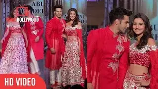 Varun Dhawan And Alia Bhatt Ramp Walk | @Fevicol 'Caring with Style'