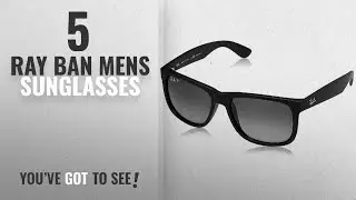 Top 10 Ray Ban Mens Sunglasses [ Winter 2018 ]: Ray-Ban Men's 0RB4165 Justin Polarized Sunglasses,