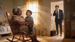 The MILLIONAIRE came home early and FROZE when he saw what the OLD BLACK NANNY was doing