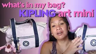 Что в моей сумке? Мини-сумка WIMB Kipling Art нежно-сиреневого цвета — летняя | Honeygirl K