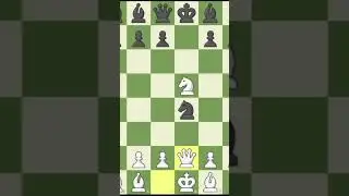 Beautiful Trap✨☠️.  #chess #games #smart #puzzle #trap #grandmaster #play #sports #queen #paris