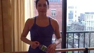 Gabriela Garcia, dance captain of CHICAGO, the musical dishes about the hottest new workout, Xtend