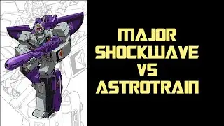 Major Shockwave/Flamewar/Caliburst vs Astrotrain/Nightbird/Sights - Transformers Trading Card Game
