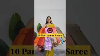 Meesho Saree Haul🥻🛍 #meesho #meeshohaul #meeshofinds #saree #partywearsaree