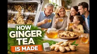 How Ginger Tea Is Made &mdash; From Farm to Cup | Inside the Factory