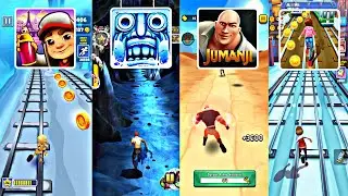 Subway Surfers 🆚 Temple Run 2 🆚 Jumanji 🆚 Subway Princess Runner 
