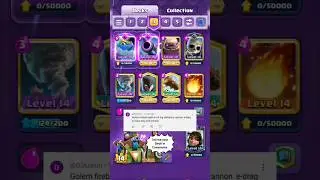 golem night witch deck 🤯 | clash royale | #shorts #clashroyale #viralvideo