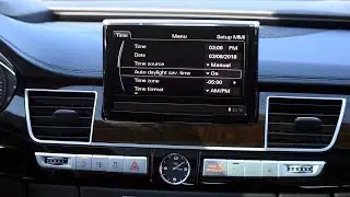 How to Adjust Clock Settings with Audi Infotainment | Daylight Savings Time | Tutorial