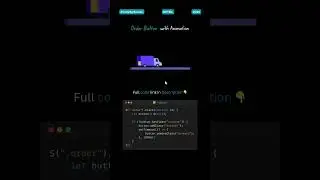 🔥 Creative Order Button with Moving Truck Animation! #webdevelopment #coding #animation #shorts