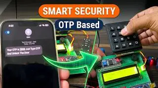 OTP Based Door Lock System using Arduino & GSM | SMS Alert