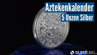 Aztkenkalender 5 Unzen Silber (999)