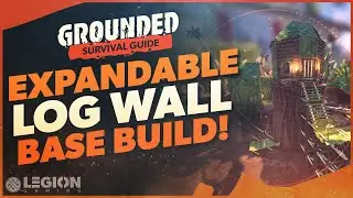 Руководство по строительству расширенной базы Grounded &mdash; Расширяемая бревенчатая стена | Руководс...