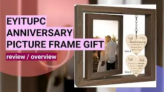 Review: Perfect 1st Anniversary Picture Frame Gift - A Rustic Touch!