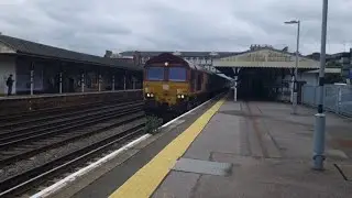 Train Spotting At Eastleigh Railway Station On 10/09/24