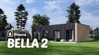 Casa in legno prefabbricata abitabile BELLA 2, 60 m&sup2;