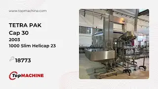 TETRA PAK Cap 30 Helicap 23 Capping line used